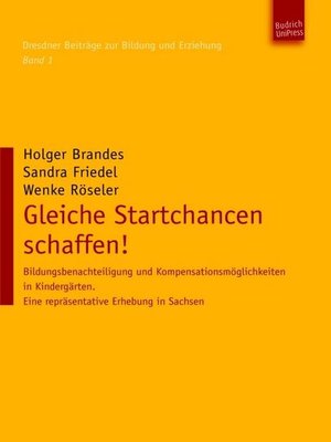 cover image of Gleiche Startchancen schaffen!
